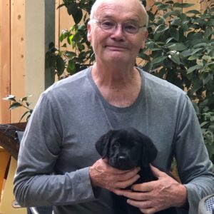 Creed Bratton Instagram - My new friend ...eight week old English lab puppy named Iggy Pup.