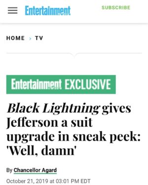 Cress Williams Instagram - Check out the reveal of the #upgrade #blacklightning #getlit link is in the bio