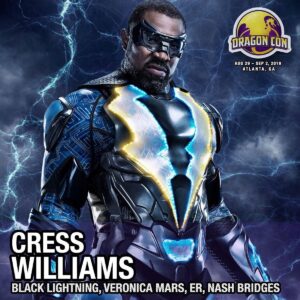 Cress Williams Instagram - Hey y’all if you are around Atlanta Labor Day weekend come check at #dragoncon2019 #blacklightning #getlit