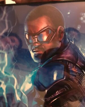 Cress Williams Instagram - Okay is it me or does this look more like @laurencefishburne instead of me? #blacklightning #getlit