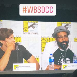 Cress Williams Instagram - Having fun with a #sdcc2019 bud. #blacklightning #getlit