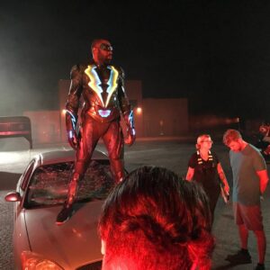 Cress Williams Instagram - Just a typical night in #freeland #blacklightning #getlit