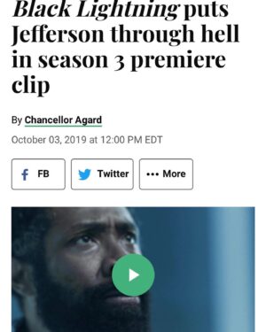 Cress Williams Instagram - Check out an exclusive season 3 clip of #blacklightning #getlit  link is in the bio.