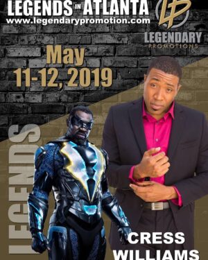 Cress Williams Instagram - Come out and see me. #blacklightning #getlit