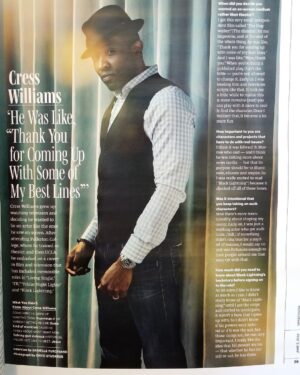 Cress Williams Instagram - Thanks to @davidstudarus @danielletbd @rmaltz @festino and @variety #blacklightning #variety