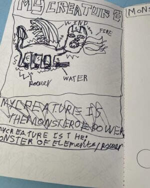 Cressida Cowell Instagram - Love this kid who felt that Which Way Round the Galaxy was a book that was inherently colourful, so they provided the colour themselves…more beautiful drawings from children at the space centre and from  b earlier in the tour 

#WhichWayRoundtheGalaxy book tour 
🌙🌍🌓🪐💫❤️📚