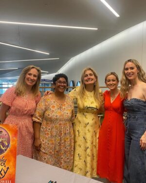 Cressida Cowell Instagram - Thankyou to all the schools who came to my event at the Warwick arts centre, and to everyone who came to the signing at @kenilworthbooks afterwards…here with the very wonderful @debtex69 who organised this event so beautifully, the team at @kenilworthbooks and some of the kids and their parents who came along on such a beautiful day #❤️📚