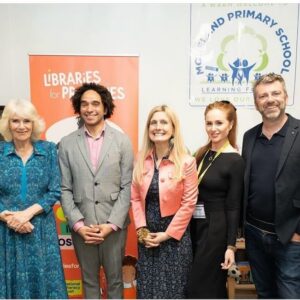 Cressida Cowell Instagram - Incredible day yesterday as Her Majesty the Queen opened the ONE THOUSANDTH primary school library in @literacy_trust truly wonderful #librariesforprimaries campaign! 
So much has been achieved in only three years… and it is so vital and urgent, because 1 in 7 schools have no library and that figure roses to 1 in 4 for children in disadvantaged areas…ALL children deserve the same life chances, and the aim of the campaign is that no child in this country should grow up without a library in their primary school
#magicisforEVERYONE

(First two photos by the amazing @weshootLondon)