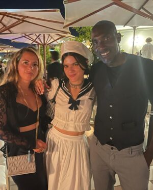 Crystal Moselle Instagram - #Cannes was ✨. Congrats to my composer collaborator and bestie @askamatsumiya for an incredible job on the brilliant After Yang directed by @kogonada ... loved the dress by @rentrayage thank you @modeworld 🙏🏽.