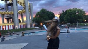 Crystal Moselle Instagram - ☄️ wind and the video monitor