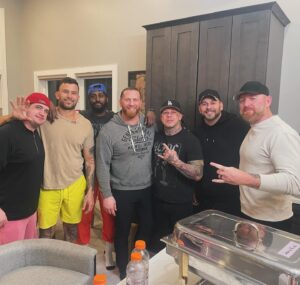 Curtis Hussey Instagram - We raised some money for a great cause! ❤️🙏@marinersofmaine @cross_arena @realkevkeenan @kidchocolatee @theshannonmoore @thetommydreamer @heathxxii @myers_wrestling @coltcabana #lewistonstrong #207