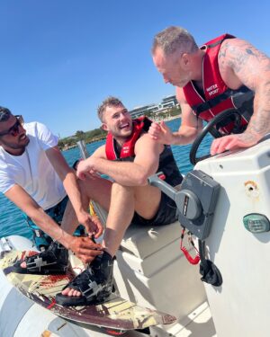 Curtis Pritchard Instagram - Getting a few tips from the old timer 😂😉 @jamesjordan1978