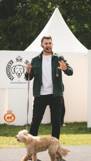 Curtis Pritchard Instagram - Join us at Goodwoof 2024 for Ministry of Hound in collaboration with @ministryofsound 🙌🐾 

Renowned DJs from @ministryofsound, @dj_fattony_ and @riofredrika will play all the dancefloor fillers as @curtispritchard12 and @aj11ace teach you and your four-legged friend the moves! Find us in the Action Sports arena at 11am and 3pm on both days!

📆 18-19 May 
📌 Goodwoof, Goodwood Estate, Chichester 
🎟️ Secure tickets via @goodwoofdogs link in bio!
