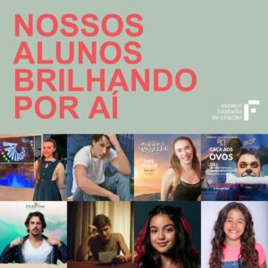Cynthia Falabella Instagram - Por aqui a gente vibra muito com cada conquista dos nossos alunos! É sempre uma honra pra gente ver vocês brilhando por aí. 
Se você ainda não está inscrito em uma das nossas turmas, entra em contato com a gente!  #Teatro #Audiovisual