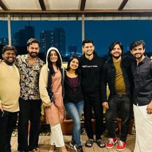 D Gautham Krishna Instagram - Dinner night with my lovely Bb fam… ❤️
Only love n gratitude… We are all one family ❤️
P.s. Few people are missing as we all gathered in a short notice. We will all meet soon…
#gauthamkrishna #bb7 #bigboss #bigbosstelugu #priyankajain #ambatiarjun #subhasreerayaguru #princeyawar #nayanipavani #tastyteja #shivakumarmarihal 
@priyankamjain___0207 @ambati_arjun 
@subhashree.rayaguru @princeyawar @nayani_pavani @tastyteja @shivakumar_marihal