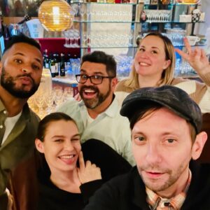 DJ Qualls Instagram - How did this happen? How did I wind up so unpopular? I strolled into @germancomiccon like a 
G; getting all the love. Lotta people showed up just for me! So nice. I saw some great cosplay, did some action shots with fans, went to my first German Christmas market, reconnected with old friends (they are mostly famous people…just saying) and made some amazing friends (😘😘😘). But mostly, I laughed my ass off and had a great time…but then something changed. Around photo 7. If only I could put my finger on it. Anyway, @chelseyreist showed up at the airport. She’s on my flight to London and we will share our layover. Score! I was stoked but then I had a really hard time getting my bag checked. Like really hard. Then a security guy at Düsseldorf airport yelled at us and a sample sized contact solution nearly caused an international incident. Ok, a bit of bad luck, who cares? “Hey Chelsea, let’s hit the bar!” It was so fun. We had the best cheese pretzel we’d ever had (and the booze wasn’t bad, either). But the mood went south again. I’m getting some hard looks. Now we get to the last photo. How did I wind up the 12th most despised man in Europe on Dec 6th? Are their clues in photos 7, 8 and 9? Hmmm, If only I could put my finger on it. 

Anyway, thank you Germany and @germancomiccon! We had a blast with you. I’m laying here right now warm in my bed and looking at all the memories. Until we meet again…

PS photo 6 is a lifetime favorite. @rickywhittle I love laughing with you. As for the rest of you 4 tagged here, you know how I feel about you. You are missed already.