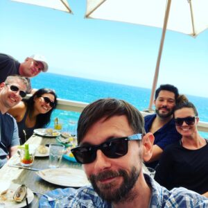 DJ Qualls Instagram - Here’s what happened. My business is shut down due to covid and the lack of activity made me feel useless. I can’t work and I can’t travel. I live alone. I got to a place where I was like what is point of doing anything? SO, I sat at home for 5 months, ate jalapeño Cheetos, drank too much and watched tv. I can’t lie. I did kinda like it but then I woke up 3 weeks ago and was jarred into reality. I saw myself. I had a play-doh belly, that touched the tops of my legs when I bent over, and the beginnings of boobs. On my frame; nope. Plus, I want to live to be 1000. So, I made a promise to fix that, changed my diet, stopped drinking, and started walking 2 to 3 miles a night. Every Saturday, this group does a monster hike and I’ve joined them the last two weeks. Today we hiked Mishe Mokwa in the Santa Monica mountains. 5.8 miles. It was HARD. I mostly hate this lifestyle change, but I did this to myself, and every step I take is a way back and fulfilling the promise I made to myself. I will do this for exactly as long as it takes to feel good about disrobing in front of people again😈, and then I will move forward, and be more aware of what I do to and put in my body.  I hate hashtags.
