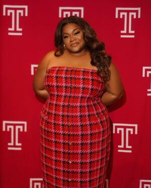 Da'Vine Joy Randolph Instagram - Had the great privilege to return to my Alma mater @templeuniv and speak with the current student body. It did my spirit some good! Thank you so much for having me. And I’m beyond honored to be chosen for the “Gallery of Success Award”. A special thanks to @templetheaters @templemusicaltheater @kimmikawilliamswitherspoon and @prreynolds496