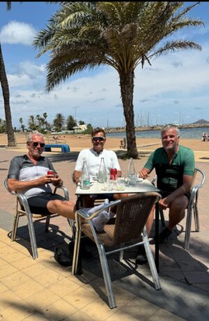 Dag Otto Lauritzen Instagram - Sol, sommer og sykkelturer med gode venner på La Manga lader batteriene før Tour de France. @dagthomassen @johansenvikhals @do2_no #sykkelglede @stian_lauritzen @lierstuen @ride_for_a_reason_lyon2024