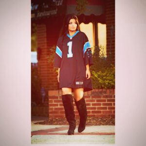 Dakota Hood Instagram - It's Sunday in North Carolina ... And you know what that means 🔷 @panthers