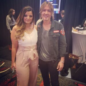 Dakota Hood Instagram - Day two of @acmawards press 
And catching up with @keithurban and @ladyantebellum 🎶🖤