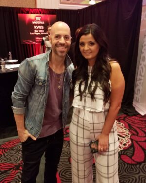 Dakota Hood Instagram - North Carolina was reppin in Vegas today at the @westwoodone @bbmas backstage with @chrisdaughtry #singer #daughtry #music #northcarolina #bbmas #bbma #billboards