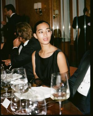 Dakota Moore-Lizotte Instagram - Thank you @pjohnsontailors @pjohnsonfemme for such a fun evening! I felt so beautiful in the ‘Dakota’ dress 🥰🖤 Photo by @jamesharveykelly