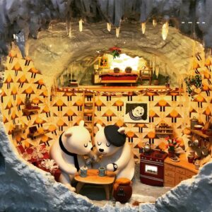 Dale Soules Instagram - ‪Parisian Bears sharing Holiday Secrets (another @macys window!) ‬