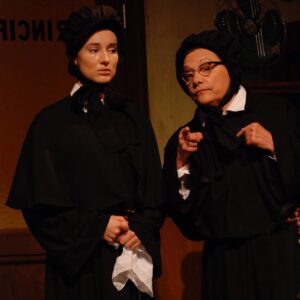 Dale Soules Instagram - #tbt to my 2009 performance in Doubt as the lead, Sister Aloysius @gulfshore.playhouse 🎭Alan Campbell is ‘Father Flynn’ & Elizabeth A. Davis is ‘Sister James’ - Elizabeth is a great friend & I loved working with her! #theatre #acting