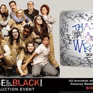 Dale Soules Instagram - #OITNB counted down the last days of production with this sign that our amazing cast and crew signed at the end. Win this one of a kind item on @ebay ! ALL proceeds will go directly to the Poussey Washington Fund. Bidding on this piece and MY prison uniform from #florida ends tomorrow! Link below! 🍊 https://www.ebay.com/itm/OITNB-Frieda-Berlin-Dale-Soules-Screen-Worn-Prison-Uniform-Ss-6/183941740157?hash=item2ad3c8367d:g:9PIAAOSwUqpdcUAr&_trkparms=%26rpp_cid%3D5d0cebb0bdcc0b77cfffccd4 &  https://ebay.to/2lI5HHp
