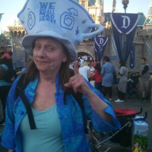 Dale Soules Instagram - My Mad Hatter  @Disneyland.  #Stillcelebrating #SAGawards @oitnb