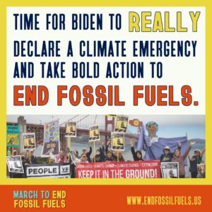 Dallas Goldtooth Instagram - The air is thick and smoky. The skies are turning orange. We are living in the climate crisis and @POTUS keeps approving fossil fuel projects. It’s time to #EndFossilFuels. Join the masses in NYC this September at the March to End Fossil Fuels. https://www.endfossilfuels.us/

@fightfossils