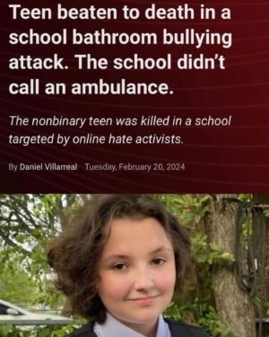 Dallas Goldtooth Instagram - As a father of non-binary children this story breaks my heart. Nex was Choctaw and what sounded to be an amazing and lovely person. My love and heart goes out to the family and relatives of Nex. Its disgusting that the family wasnt notified by the school. Its disgusting that oklahoma officials fueled anti-LGBTIQ  sentiments leading up to this. Beyond the youth who committed the attack — the adults who foster anti-queer, anti-two spirit hate must be held accountable as well. #nexbenedict