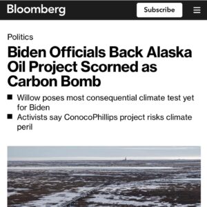 Dallas Goldtooth Instagram - No one — NO ONE can tell me @joebiden @potus takes climate serious IF he approves the #WillowProject. IDC who you are or his efforts thus far. 

If he approves this massive climate bomb - he has utterly failed on climate. This will be HIS legacy to a burning planet.

Check out the url in my bio to see how you can help #StopWillow and follow @silainuat @fightfossils