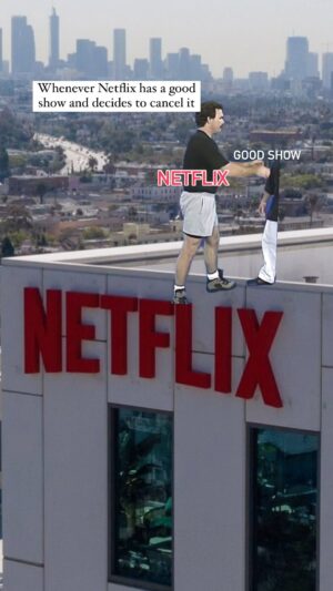 Dallas Hart Instagram - This trend is killing me 😂 #netflix #tvshow #streaming
