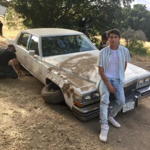Dallas Hart Instagram - Little throwback to when I totaled my car (on set) @wssgmovie #film #setlife #throwback