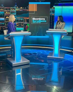Dambisa Moyo Instagram - Talking AI, growth & the pressing challenges our economies face with @flacqua on @bloomberg this morning.

#DambisaMoyo