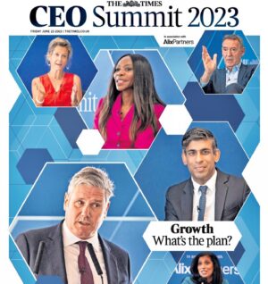 Dambisa Moyo Instagram - Great to speak at the #TimesCEOSummit on the UK labour market and its future trajectory.

Happy to join other speakers: UK Prime Minister @rishisunakmp, @keirstarmer, and Chanel CEO @leenanairhr.

Thank you @thetimes for hosting such a thought-provoking and insightful event.

#DambisaMoyo