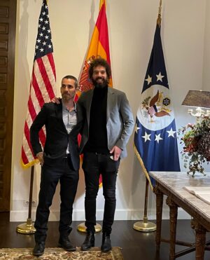 Damián Mollá Instagram - Noche inolvidable ayer en la embajada de EEUU.