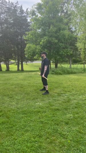 Damien Echols Instagram - Practicing staff form #4 from Tang Soo Do. 
Tang Soo Do means “way of the Chinese hand”, in homage to the martial arts traditions from which it evolved. I have only just learned this one, so still have quite a ways to go before it’s anywhere close to perfect. 
Just a heads up that on Patreon we’re opening the Magnum Opus School of High Magick up for new people who want to do an extensive deep dive into the rituals, symbolism, and philosophies of esotericism and alchemy on June 1st. It’s all the information and curriculum that you’d receive in a traditional esoteric order - without the need to belong to one. 
Thank you for your support through the years! And I’ll keep you posted on upcoming case developments.
#Tangsoodo
#staff
#magnumopus