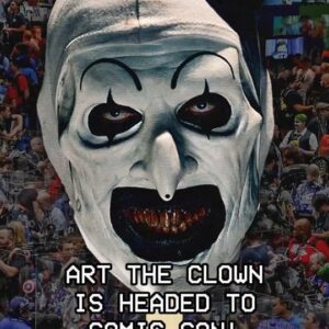 Damien Leone Instagram - Art the Clown is headed to San Diego Comic-Con!

We'll be handing out Terrifier 3 promotional masks on Saturday, July 27. If you're able to grab one, share a photo using #Terrifier3 for a chance to be featured on Bloody Disgusting’s social media.

And don't miss Terrifier 3 only in theaters on October 11, 2024.

#terrifier #terrifier3 #sdcc #comiccon #bloodydisgusting #arttheclown #damienleone #sdcc2024