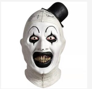 Damien Leone Instagram - Check out these incredible Art the Clown Halloween masks from the Terrifier 3 Fx maestro himself @tinsleymua 🔥🤡 These are as screen accurate as you can get. Order link is in my bio! #territier3 #arttheclown #terrifier #terrifier2 #tinsleystudio