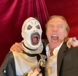 Damien Leone Instagram - Art meets Doom-head!! A horror fan’s dream 🔥💉 🤡🎪 🔪  #31 #doomhead #richardbrake #arttheclown #terrifier #31 #horror #robzombie #epic #clowns #toocool