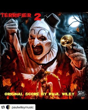 Damien Leone Instagram - Exciting news! Bringing you a limited edition taste of the official Terrifier 2 score by the amazing @paulwileymusic. I can assure you without any bias this is going to be one of the best horror soundtracks in decades 🔥🔥 Read details from the man himself below: 
・・・
Excited to announce the completion and the release of the Terrifier 2 Vinyl OST/score. This is without a doubt the most unnerving music I’ve ever done. 180 gram red vinyl with digital download. Signed insert and a few surprises..limited run of 500 copies. Free shipping. All orders delivered in April.  This run is currently only available for North America. Click www.sensoryrecordings.com link in the bio to order..1 of the 500 that order will be chosen randomly to receive a one of a kind Art The Clown guitar courtesy of @schecterguitarsofficial

Side note: I know I’m gonna get bombarded with the inevitable “but when’s the actual movie coming out”…expect it to come out Halloween 2022 so you’re not disappointed  anymore 🎃 if it comes out sooner than everybody’s happy 😀🤡