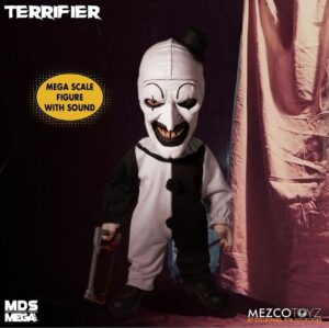 Damien Leone Instagram - New officially licensed Art the Clown figure now available for pre-order from @mezcotoyz 🔥🤡 Please visit their website for pre-order! #arttheclown #terrifier #terrifier2 #toys #mezco #collectible #pre-order