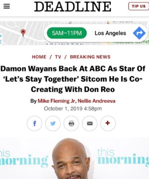Damon Wayans Instagram - Can’t wait to be funny on my terms again.