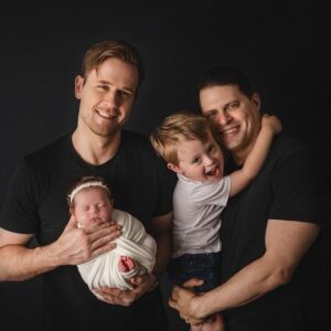 Dan Amboyer Instagram - thank you @people for the love. and for acknowledging the upsetting political landscape and rhetoric that aims to exclude families like ours. I’m proud more eyes will see our loving family, quite similar to any other. And that our family—and all others like ours—deserve equal protections and freedoms in every state of this union. 🙏🌈 #twodads #saygay 
all photos by the fantastic @threejsphotography
