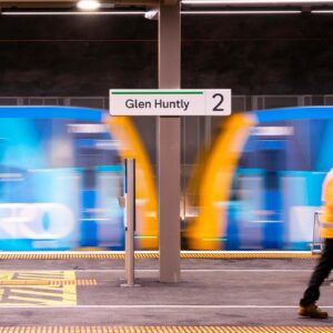 Dan Andrews Instagram - New station, and a new name. 

Say hello to Glen Huntly Station. 

It's been completely rebuilt as part of works to remove two level crossings. 

And while we were at it, we fixed up one of Melbourne's oldest spelling mistakes. 

The station mysteriously lost its space and became known as Glenhuntly in the 1930s. 

But now the space is back, and the station is looking better than ever. 

72 level crossings gone, and one typo corrected.