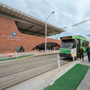 Dan Andrews Instagram - New station, and a new name. 

Say hello to Glen Huntly Station. 

It's been completely rebuilt as part of works to remove two level crossings. 

And while we were at it, we fixed up one of Melbourne's oldest spelling mistakes. 

The station mysteriously lost its space and became known as Glenhuntly in the 1930s. 

But now the space is back, and the station is looking better than ever. 

72 level crossings gone, and one typo corrected.