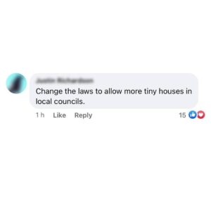 Dan Andrews Instagram - Done. 

We've changed the rules so you can build a granny flat without a permit. 

Small second homes in the backyard are getting more and more popular.

But getting plans approved usually gets in the way - and really slows down the process.

So we've made it easier. 

If the second dwelling is less than 60 square metres, it won't require a permit. 

It means extra space as your family grows, or somewhere to stay when the kids come to visit for the weekend.